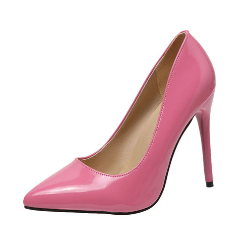 Elegant Plus Size Stiletto Pumps for Women - Pointed Toe Party Shoes